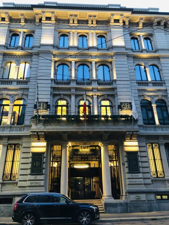 Wang’s work is exhibited at the Radisson Collection Hotel, Palazzo Touring Club Milan. 