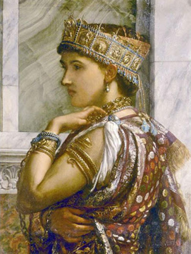 A painting of Zenobia by Sir Edward Poynter (1878)