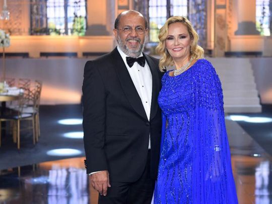 Fadi Al Safadi with wife Mona 