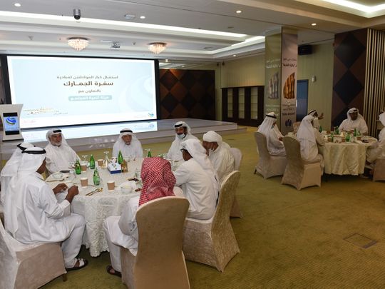 Dubai Customs banquet for senior citizens in Ramadan 2022