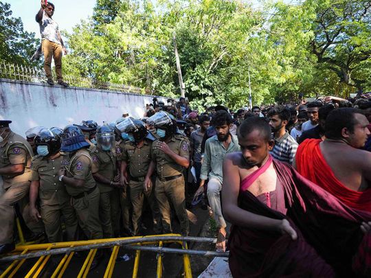 Lanka protests
