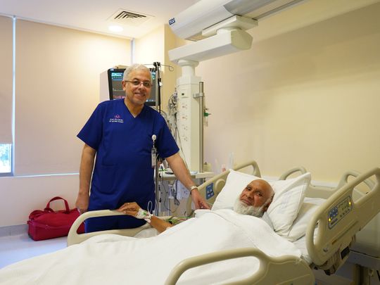 Patient with Dr. Waleed Yasin Kadro, Consultant Interventional Cardiologist at RAK Hospital-1650958830897