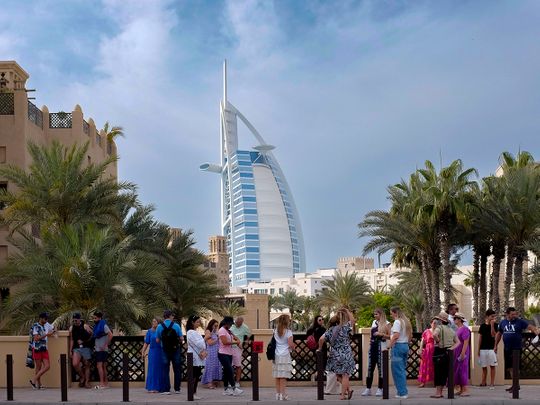 STOCK Tourists Dubai Madinat Jumeirah