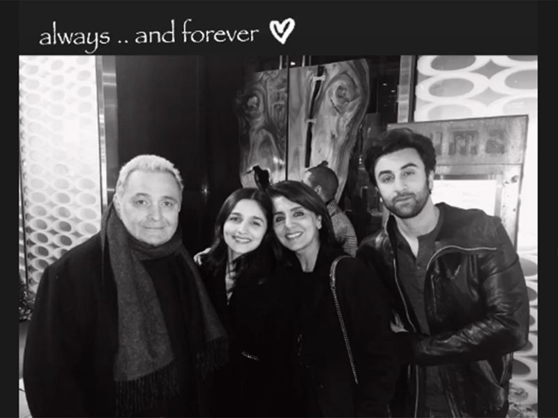 Alia Bhatt's tribute to Rishi Kapoor on his second death anniversary