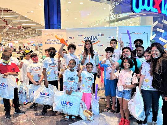 The programme was conducted at Oasis Mall, Dubai, where the children visited Fun City, followed by a shopping tour