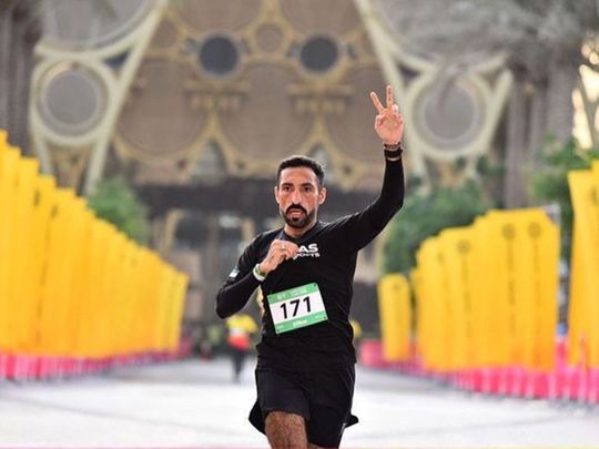 Azmat Khan runner from Pakistan