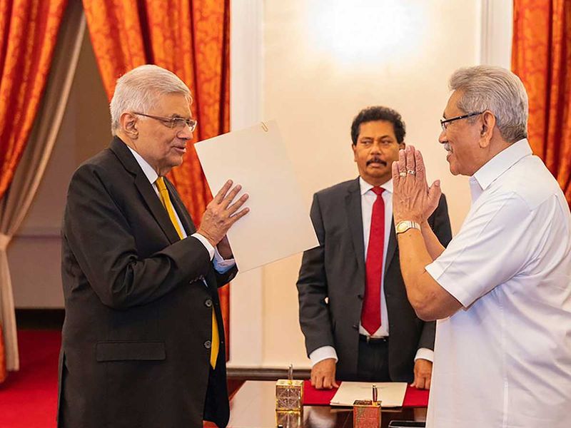 President Gotabaya Rajapaksa,  Ranil Wickremesinghe 