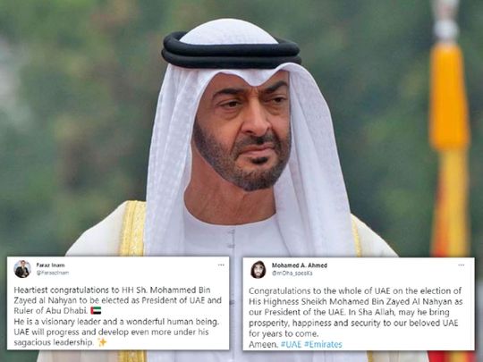 Social media praise Sheikh Mohamed as UAE president