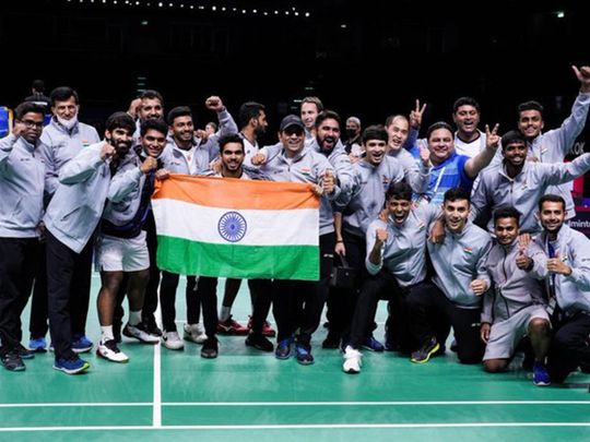 Badminton - India's Thomas Cup win