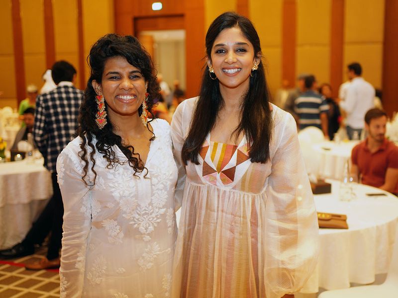 Adhipa Kalany (left) and Nyla Usha (right)