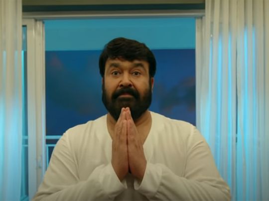 Mohanlal in the teaser for 'Alone'