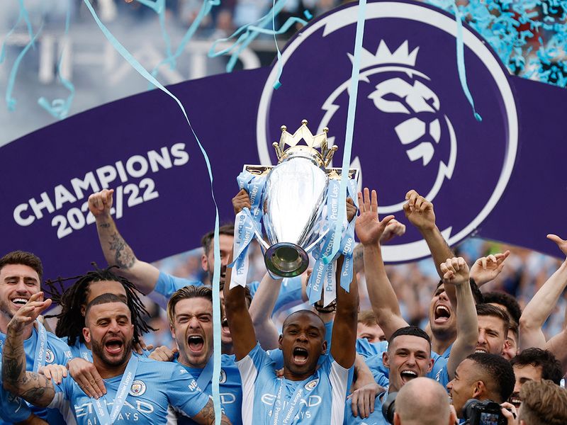 Look: Celebrations begin for Premier League champions Manchester City ...