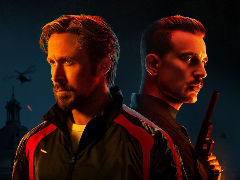 Ryan Gosling and Chris Evans in a poster for 'The Gray Man'