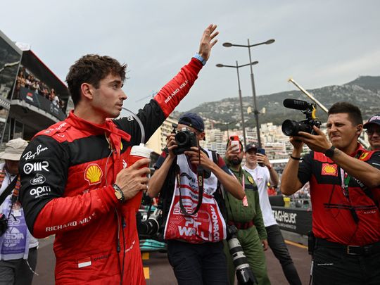 F1 - Ferrari pole at Monaco