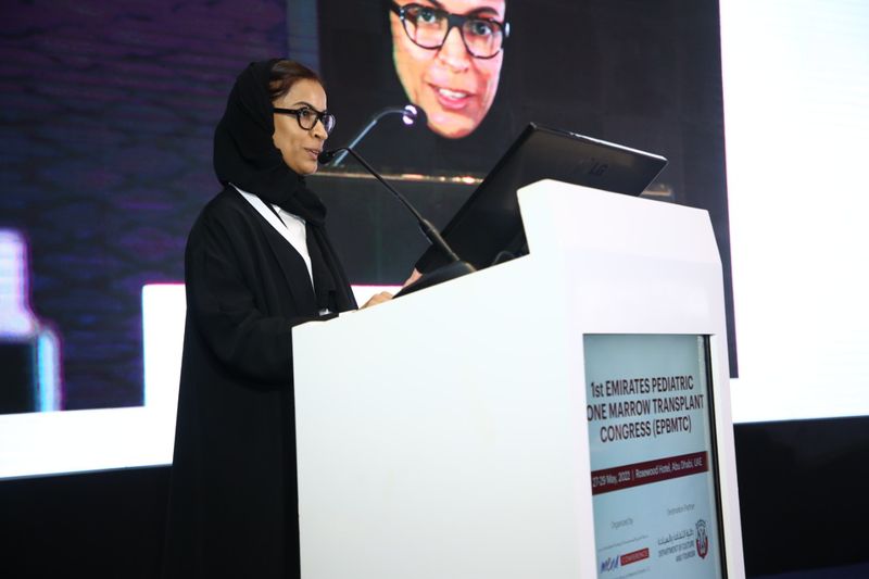 Noura Al Kaabi speaks at the congress-1653717639840