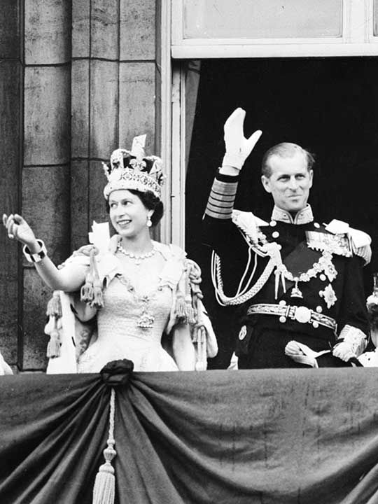 Britain's Queen Elizabeth II Prince Philip
