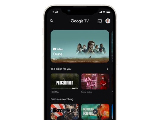 Google TV on iOS