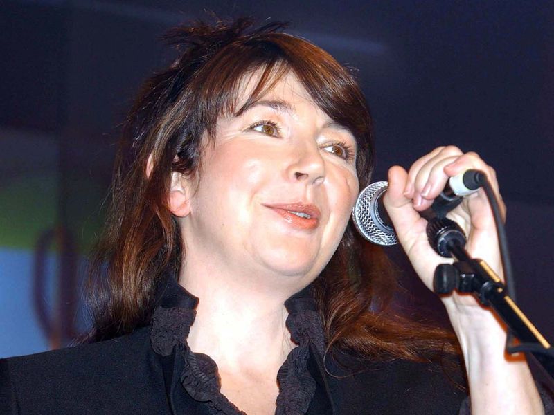 Singer Kate Bush receives the Classic Songwriter Award during The Q Awards 2001 at the Park Lane Hotel in London.