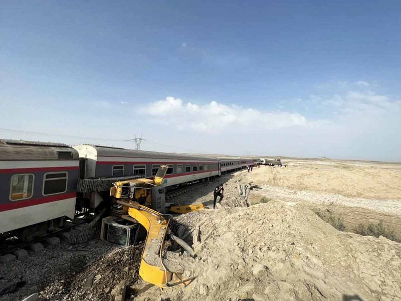 Train derailment in east Iran kills at least 21, injures 47