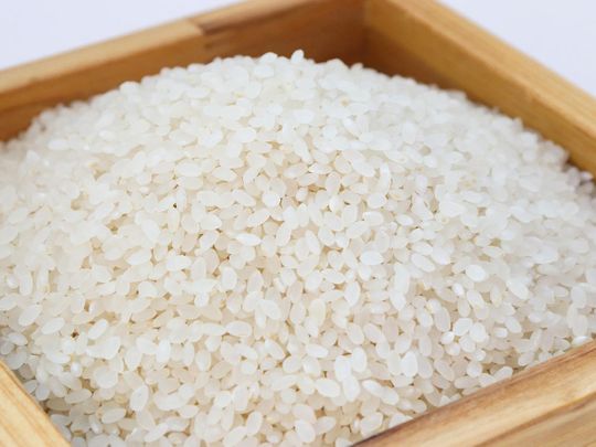 STOCK white rice