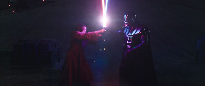 Obi-Wan Kenobi (Ewan McGregor) Darth Vader (Hayden Christensen)-1654961096103