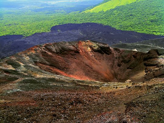 Cerro Negro Volcano Crater Nicaragua