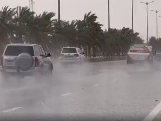 Rain in Al Ain