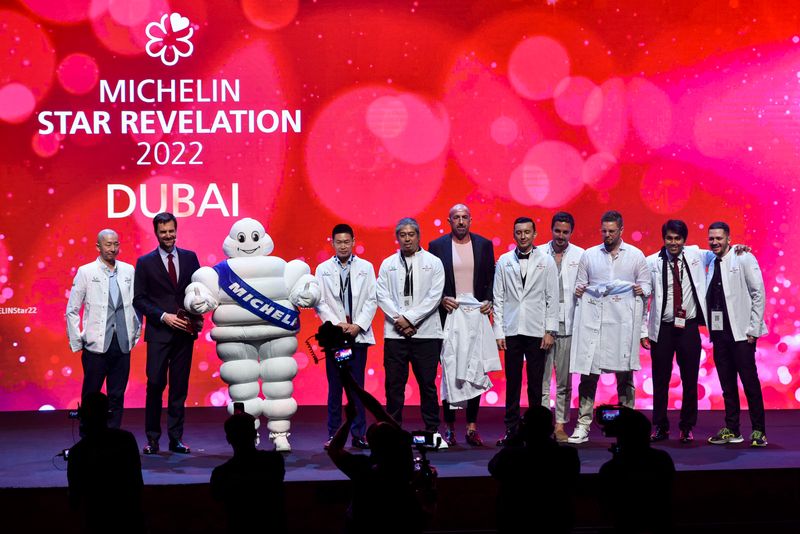 Representatives from Dubai restaurants that got one Michelin Star