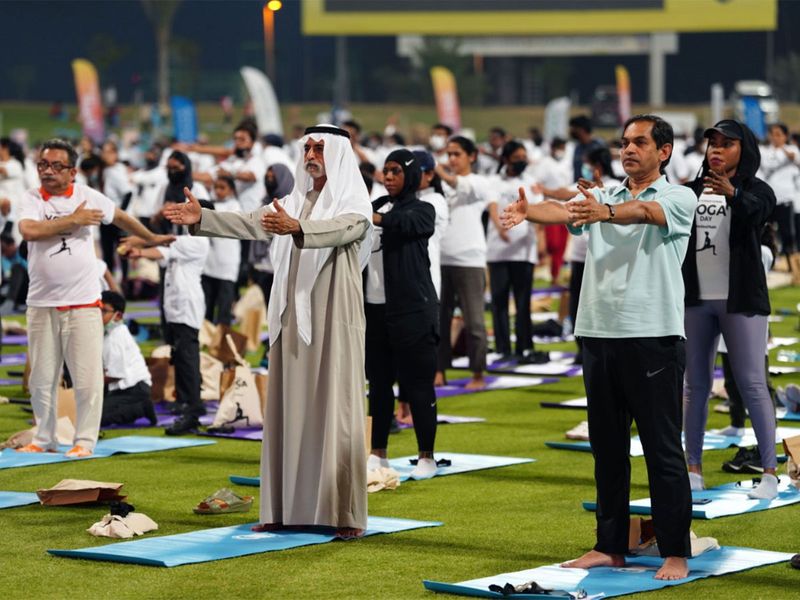 Thousands participate in largest-ever yoga event in Abu Dhabi International Yoga Day