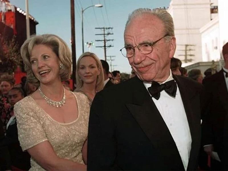 Rupert Murdoch and Anna Maria Mann