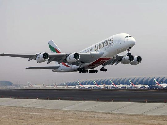 STOCK Emirates Airlines Dubai airport