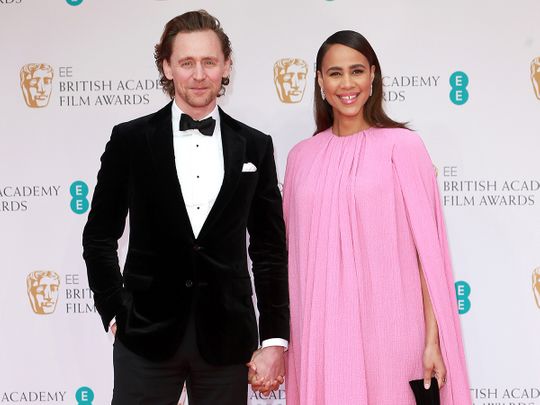 Tom Hiddleston and Zawe Ashton at the BAFTAs in March in London