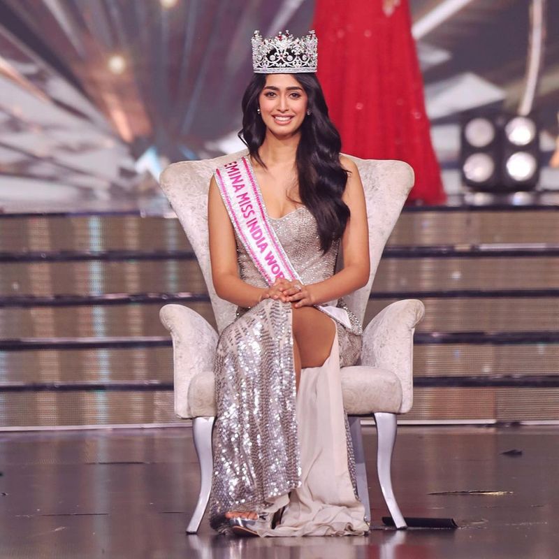 Karnataka’s Sini Shetty was crowned Femina Miss India World 2022