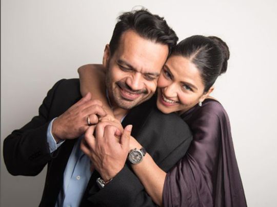 Gaurav Taneja with his wife-1657442510983
