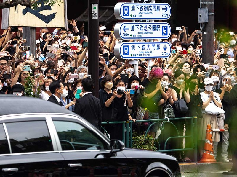 Abe japan funeral