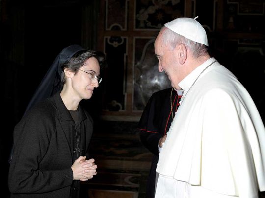 Italian nun Sister Raffaella Petrini pope