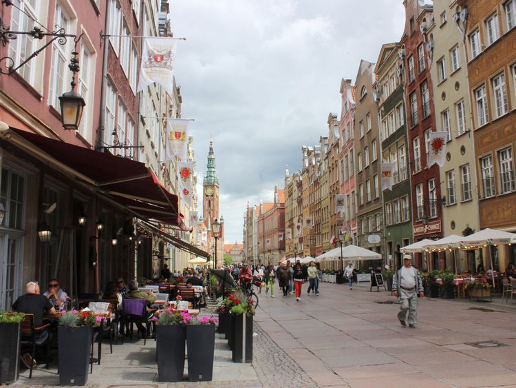 Long Street, Gdansk, Poland