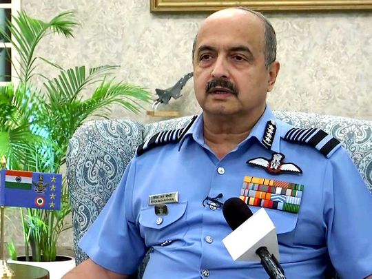Chief of the Indian Air Staff Air Chief Marshal VR Chaudhari