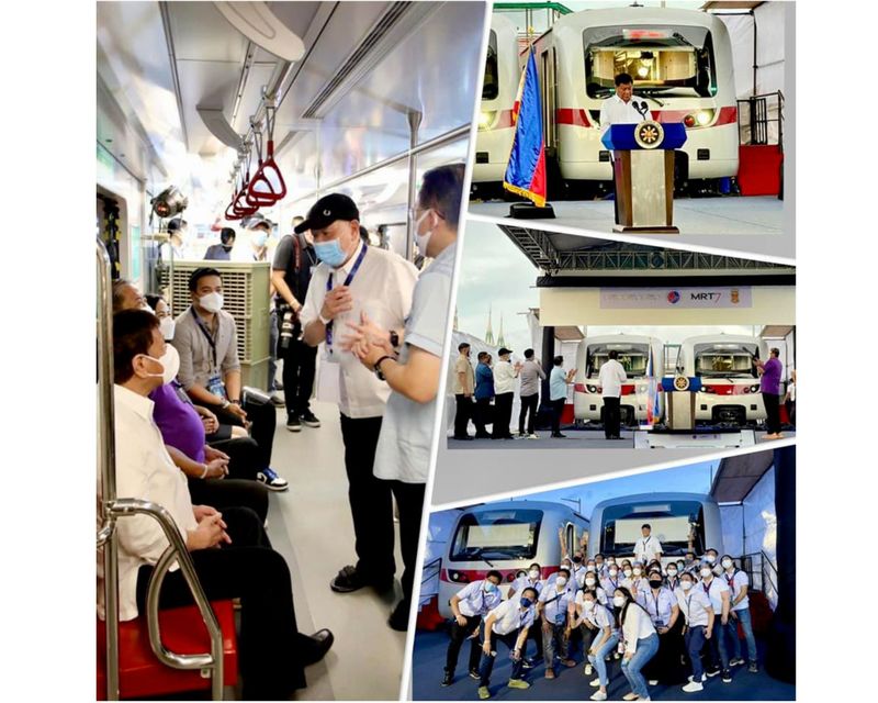 MRT 7 train Manila 