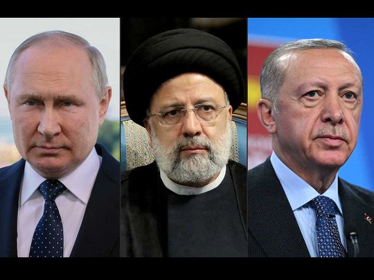 Putin, erdogan Iran president raisi