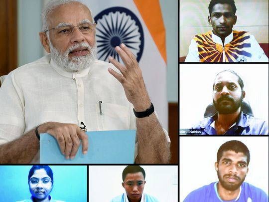 Modi & CWG athletes