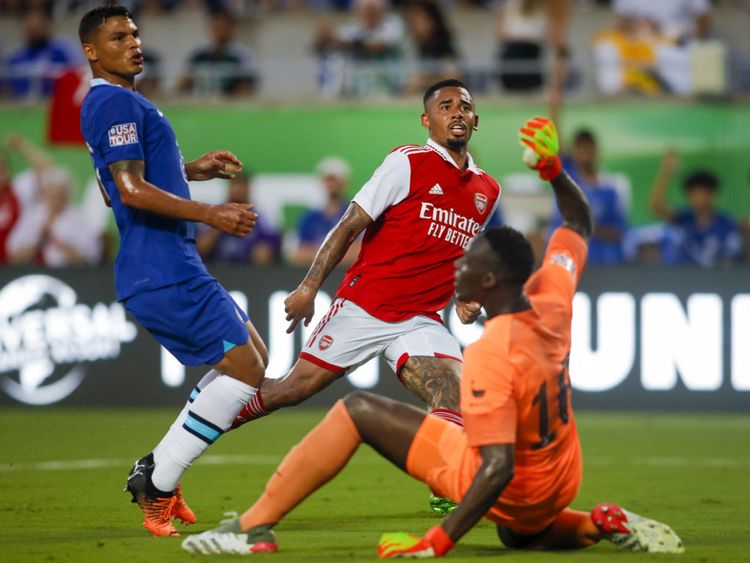 Gabriel Jesus strikes early in Arsenal's 2-0 friendly win over