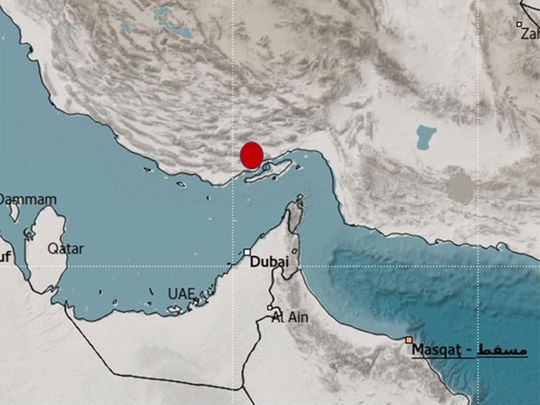 A 4.1-magnitude earthquake hits southern Iran, but no trace was felt in the United Arab Emirates