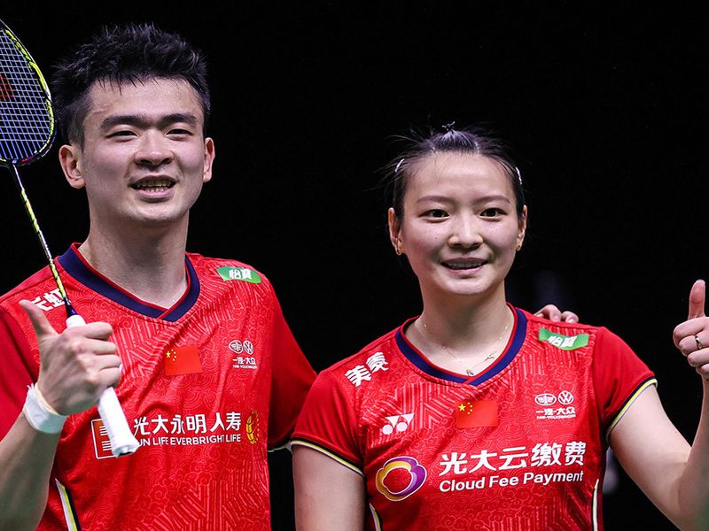 Huang Yaqiong-Zheng Siwei from China at the Thailand Open 2022-1658831965131