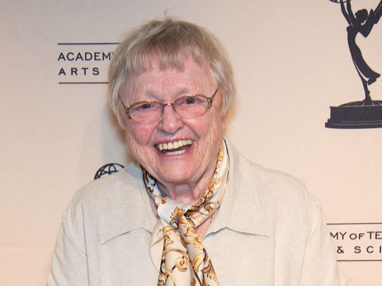 In this file photo taken on January 31, 2013 Pat Carroll attends The Academy Of Television Arts & Sciences 