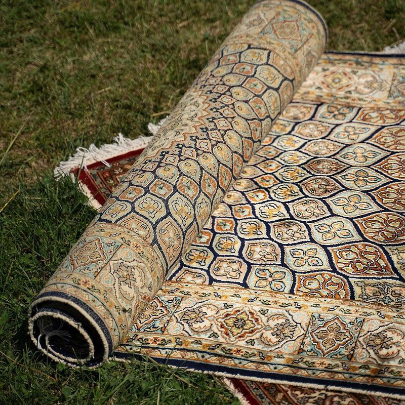 Gumbad Silk Kashmiri Oriental Carpet 