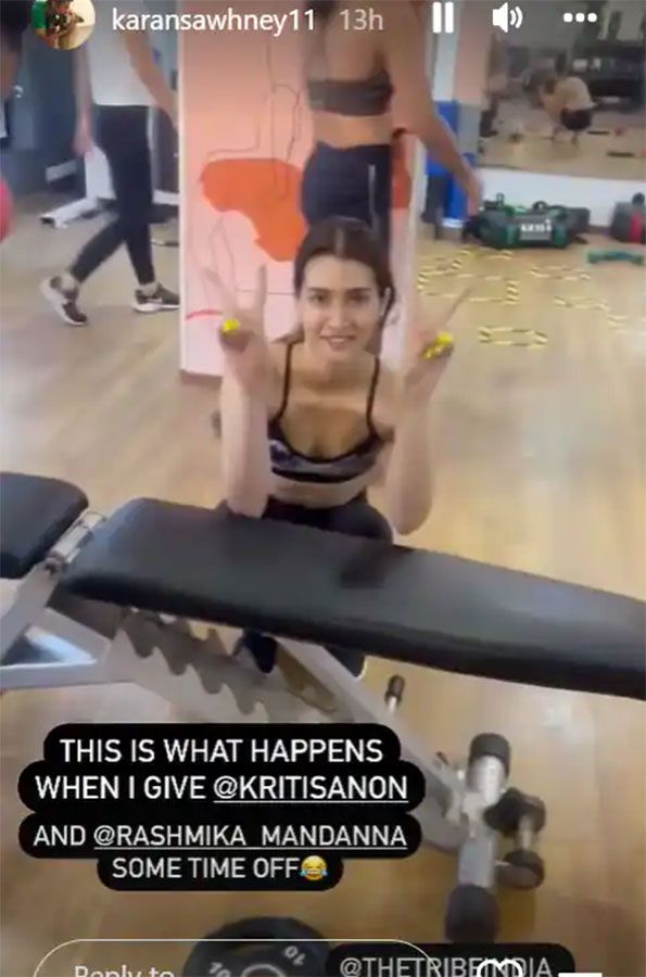 Kriti Sanon at the Gym