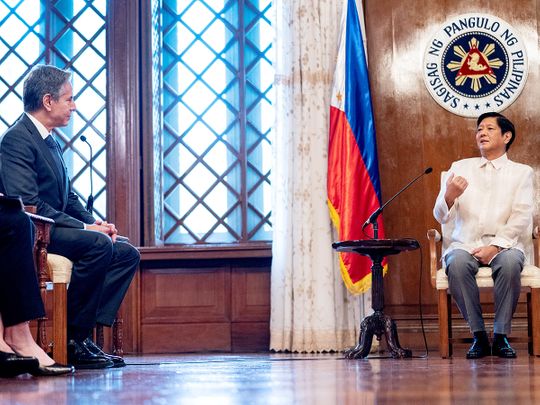 Antony Blinken meets with Philippine President Ferdinand Marcos Jr.
