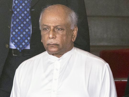 Sri Lanka's prime minister Dinesh Gunawardena