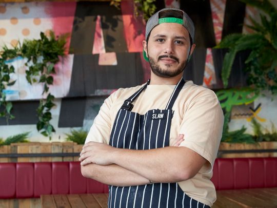 Chef Ali Yazdi, Emirati chef and food entrepreneur at SLAW, Next Door Cafe 